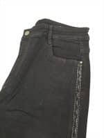 Crystal Side Stripe Black Jeans - Image 3