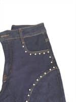 Rhinestone Detail Wide-Leg Jeans - Image 3