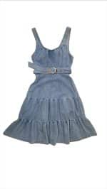 Belle Denim Midi Dress