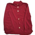 Blouse with Gold Statement Buttons
