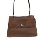 Chic Two-Tone Structured Shoulder Bag