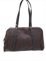 Milano Chic Braided-Effect Tote Bag with Buckle Straps - Image 2