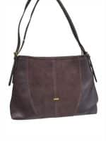 Suede Contrast Shoulder Bag - Image 2