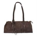 Muse Suede-Effect East West Shoulder Bag