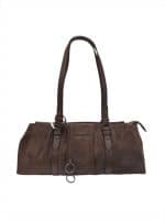 Muse Suede-Effect East West Shoulder Bag - Image 3
