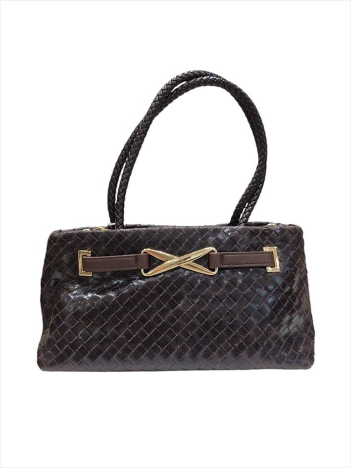 EC60387.jpg Elegance Braided Handle Tote Bag - Image 1