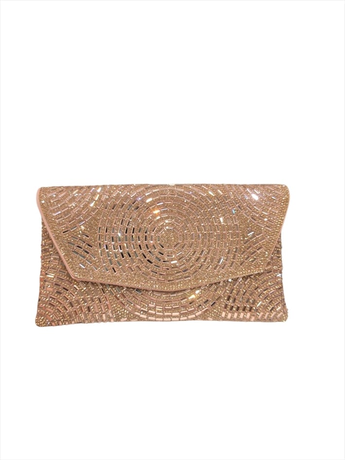 HD1468.jpg Crystal Orbit Statement Embellished Clutch Bag - Image 1