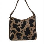 Dakota Muse Cow Print Faux Fur Shoulder Bag