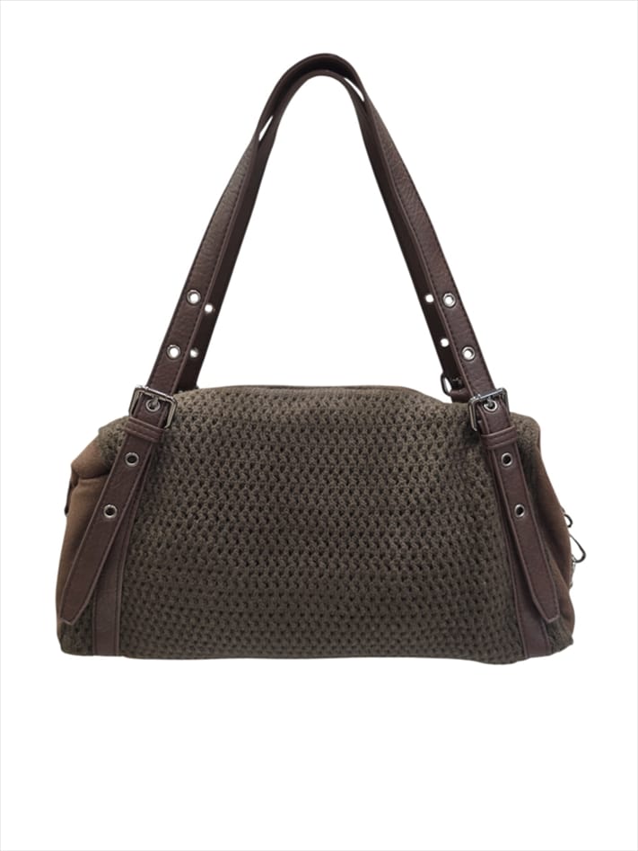 MC846.jpg Avery Chic Knitted Shoulder Bag with Adjustable Handles - Image 1