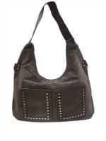 Ryder Chic Studded Double Pocket Hobo Bag