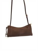 Chocolate Brown East West Crossbody Bag